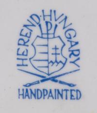 A Pair of Herend Porcelain Rabbit Figurines