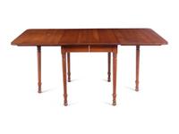 A Federal Style Cherrywood Drop-Leaf Dining Table