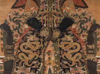 A Pair of Portraits of a Manchu Royal Prince and Princess