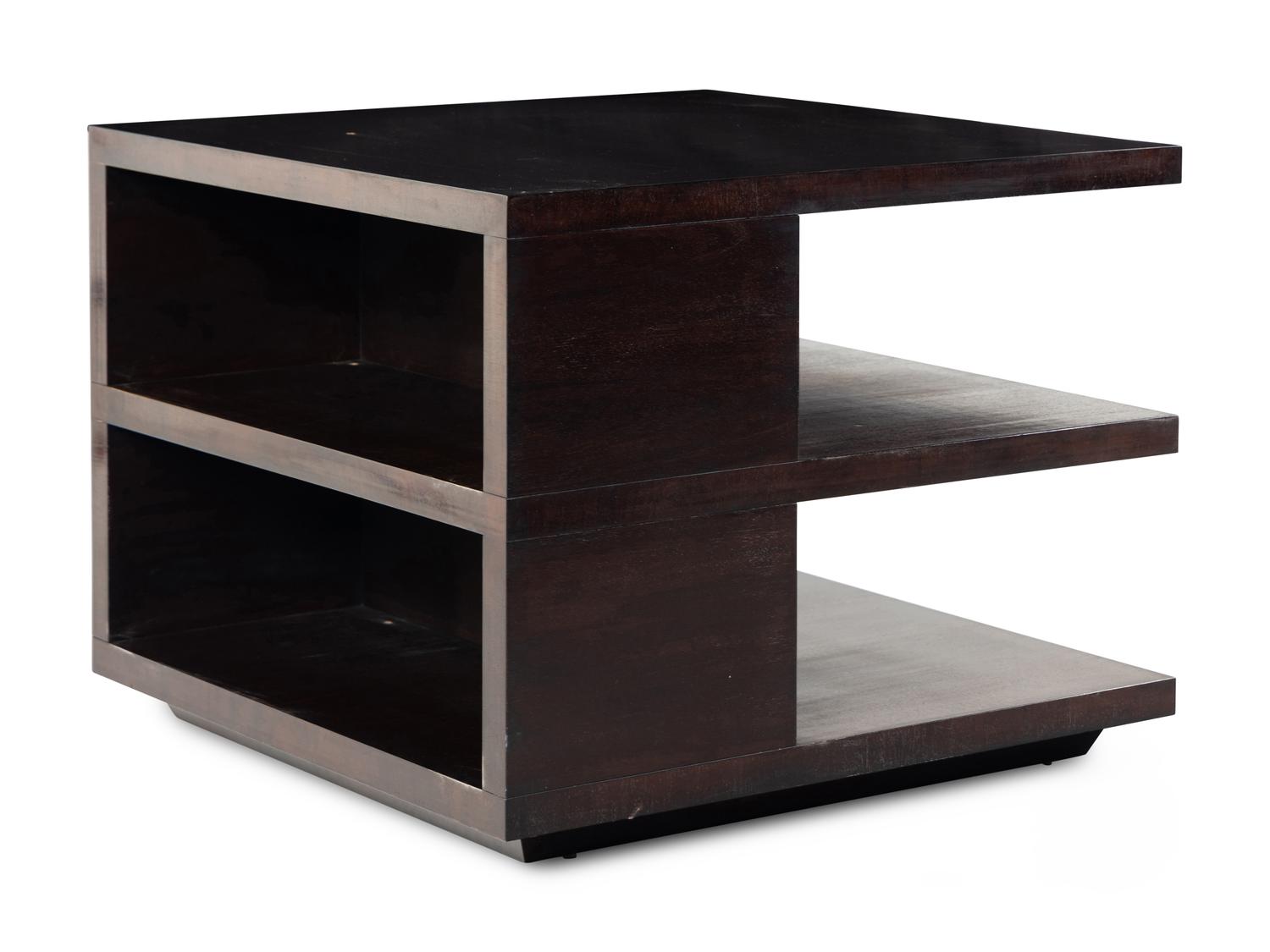 A Pair of Kerry Joyce Sculley Three-Tier Side Tables