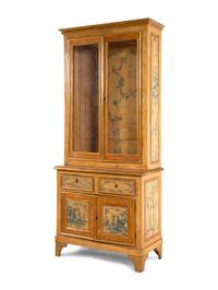 A Continental Painted Cabinet