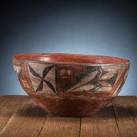 Large Zia Polychrome Dough Bowl