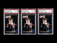 A Group of Three PSA Graded 1992 Upper Deck Shaquille O'Neal Rookie Basketball Cards,