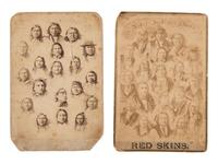 CHOATE, John N. (1848-1902), photographer. 3 cabinet cards of "Noted Indian Chiefs."