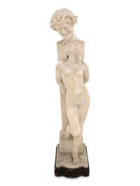 An Italian Alabaster Figural Group