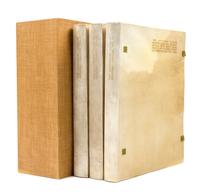 (FLINT, WILLIAM RUSSELL) CHAUCER, GEOFFREY . The Canterbury Tales. London, 1913. Limited edition number 107 of 500 copies. 3 vols.