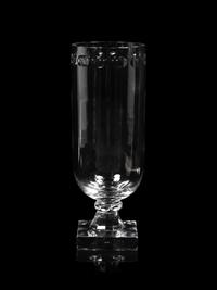 A Daum Glass Vase and a William Yeoward Glass Lucia Vase