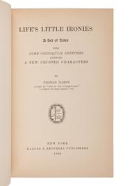 HARDY, Thomas (1840-1928). Life's Little Ironies . New York: Harper & Brothers Publishers, 1894.