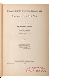 [CIVIL WAR - MASSACHUSETTS]. A group of regimental histories and adjutant general reports, comprising: