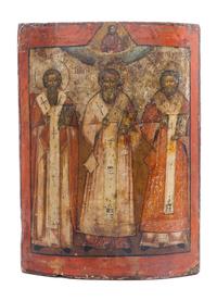 A Russian Painted Icon Height 17 x width 13 inches. — 17TH/18TH CENTURY