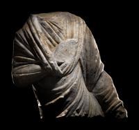 A Roman Marble Draped Torso from a Relief