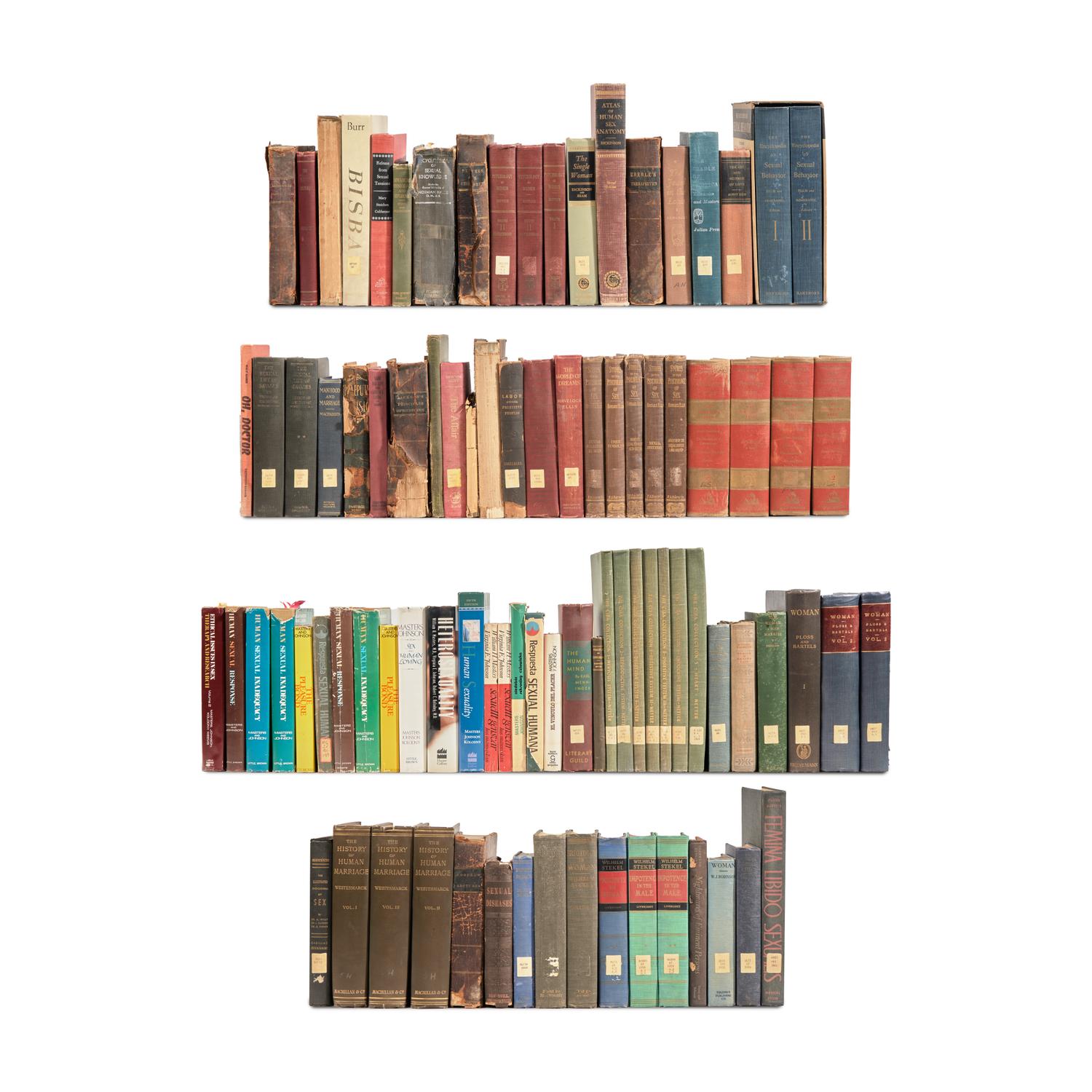 [Sexology] Large Collection of Books from the Personal Library of Virginia Johnson of Masters & Johnson