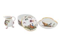 A Meissen Porcelain Four-Piece Tea Service