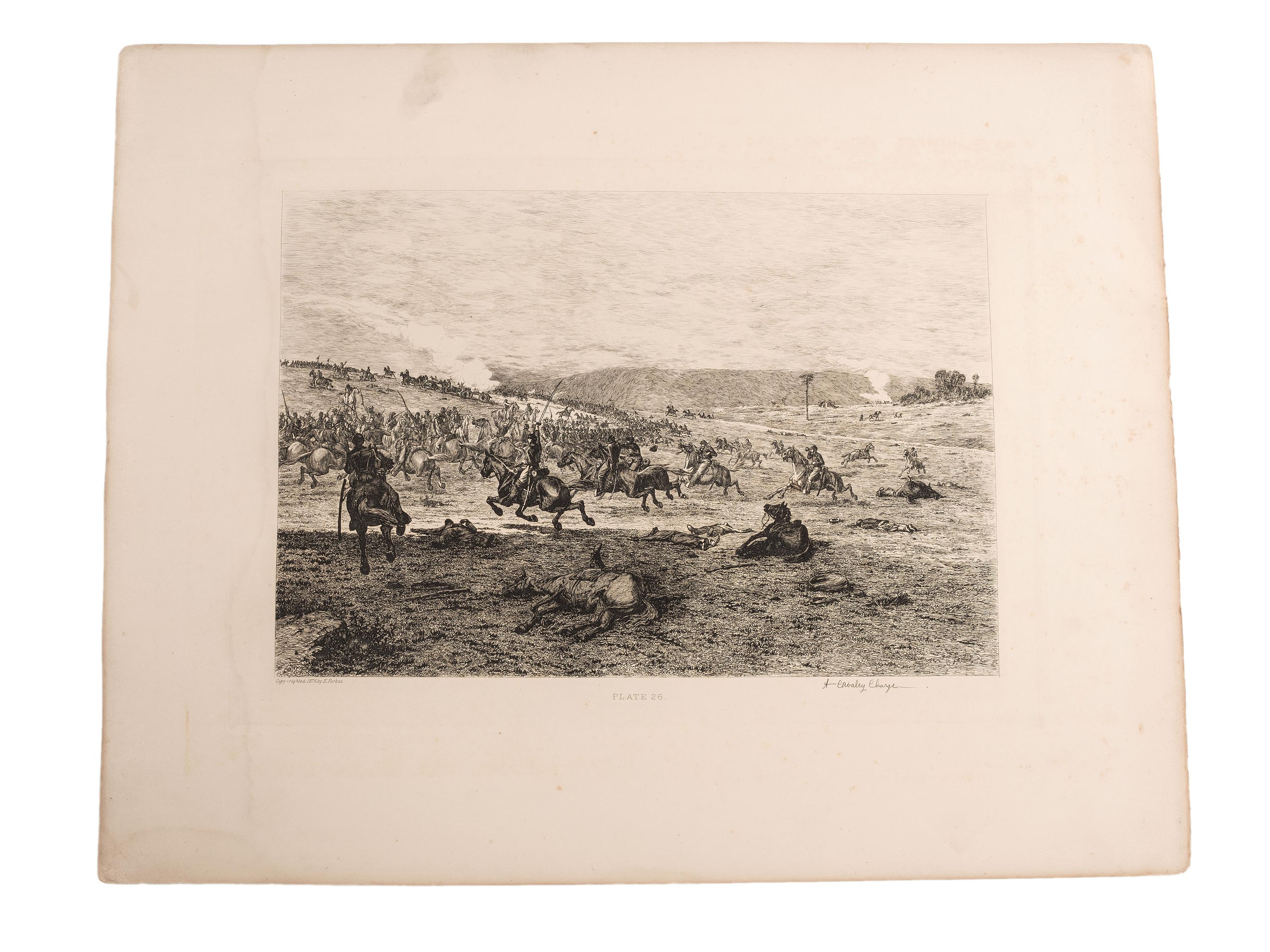 [CIVIL WAR - ART]. FORBES, Edwin (1839-1895). Life Studies of the Great Army. New York, [1876].