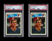 A Collection of 1988 O-Pee-Chee Brett Hull Rookie Hockey Cards No. 66 (PSA 9)