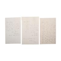 BLAIR, Montgomery (1813-1883) and CORKRAN, Francis S. (1816-1886). A group of 7 documents related to Montgomery Blair, Francis Corkran, and political patronage during the Lincoln Administration, comprising: