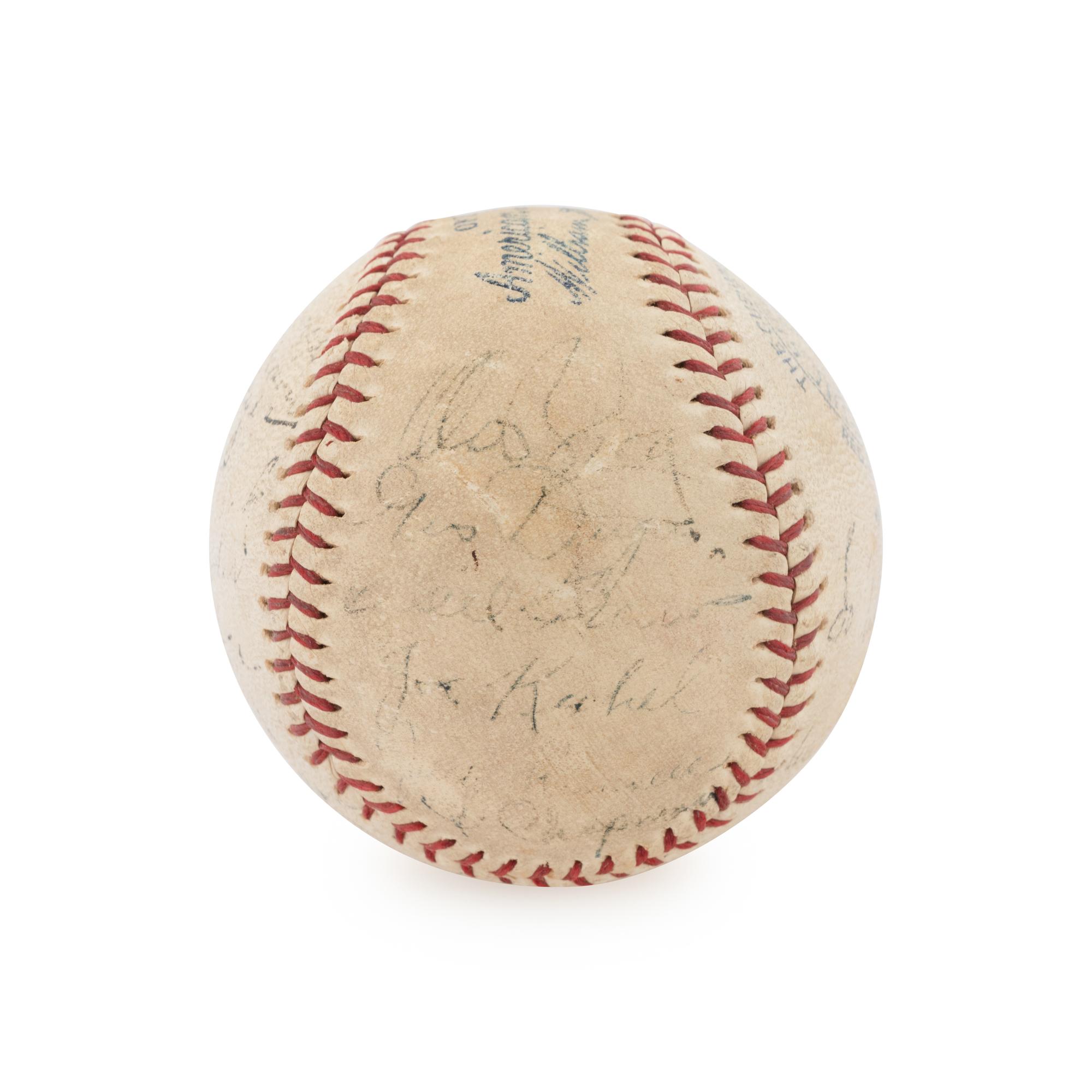 A 1934 Washington Senators Team Signed Autograph Baseball (Beckett Authentication Services)