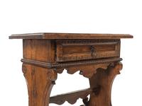 An Italian Baroque Walnut Side Table