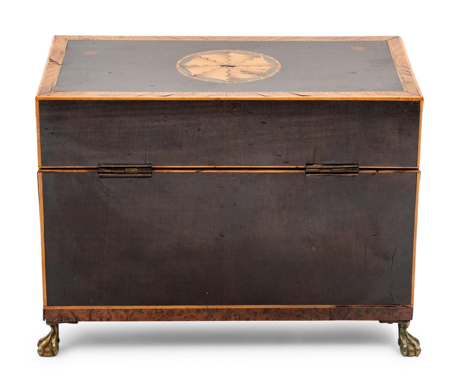 A Marquetry Cigar Box