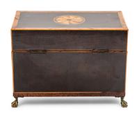 A Marquetry Cigar Box