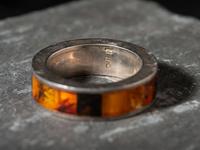 Silver Overlay Katsina and Pueblo Cuff Bracelet