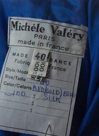 A Michele Valery Multicolor Silk Floral Skirt Ensemble, Skirt size 40.