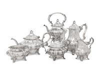 An American Silver Six-Piece Tea and Coffee Service