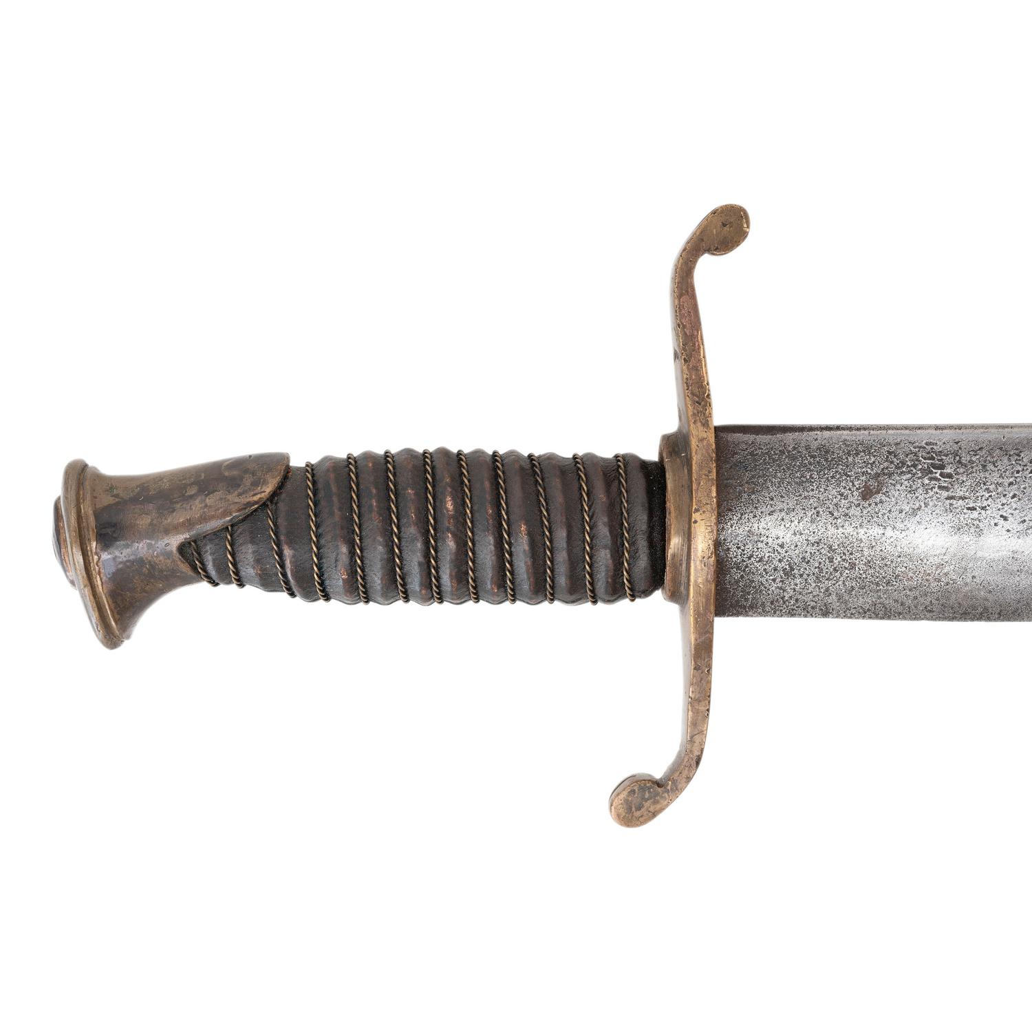"Memphis" Marked Memphis Novelty Works Style S-Guard Fighting Knife