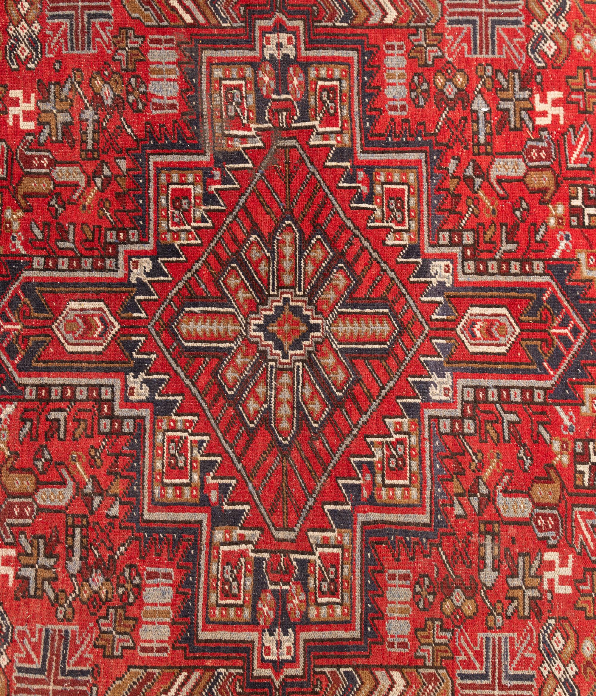 A Heriz Rug