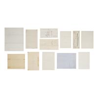 [Lincoln, Abraham]. A group of over 25 letters, documents and imprints associated with Lincoln and his assassination.