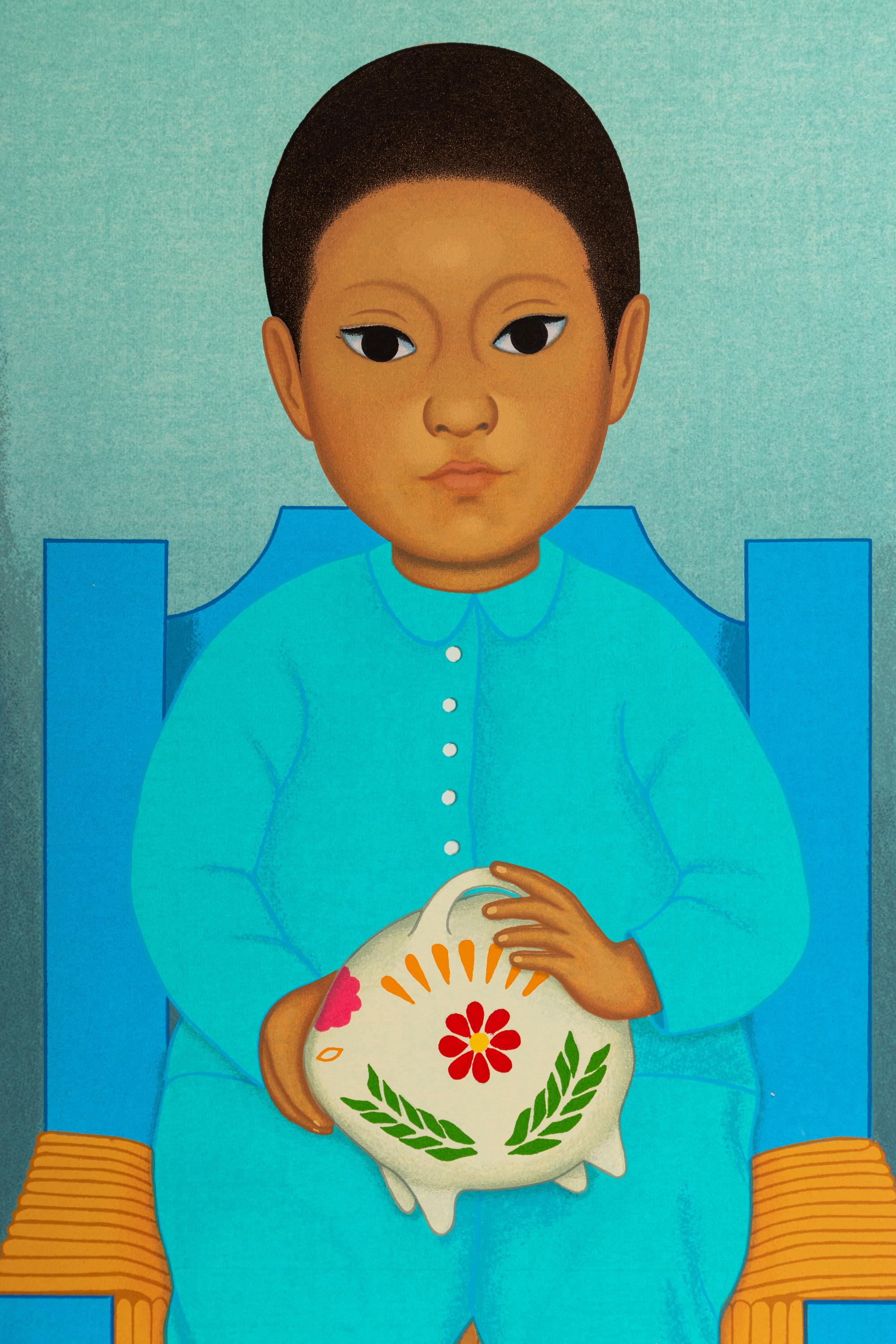 Alcancía and Cotorra (a pair of prints from the Niños Mexicanos series)