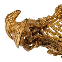 A Pair of French Gilt Bronze Figural Centerpieces
