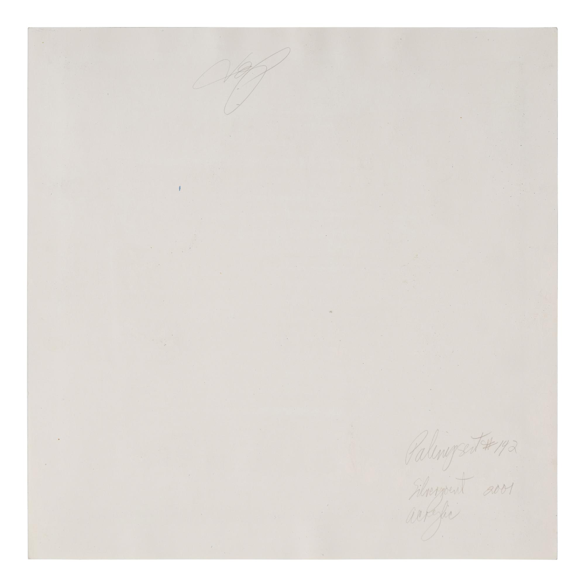 Palimpsest #142 , 2001