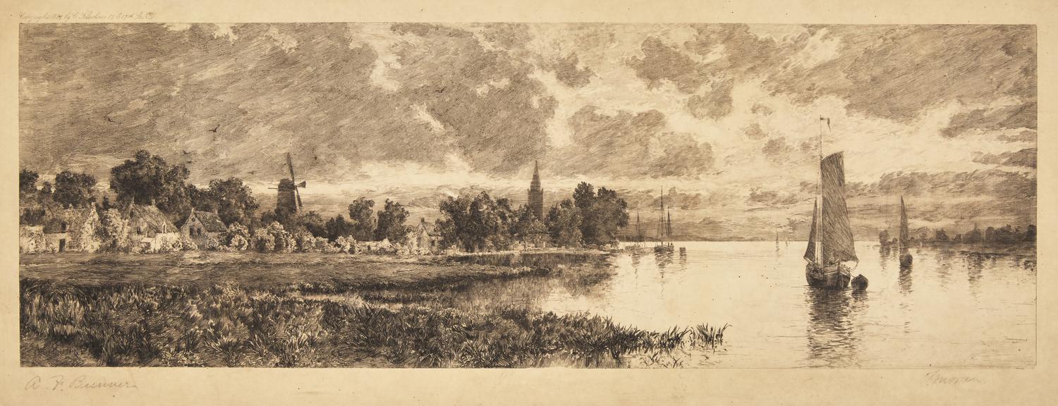 Thomas Moran (After Brunner) (American, 1837-1926) — Dordrecht , 1887