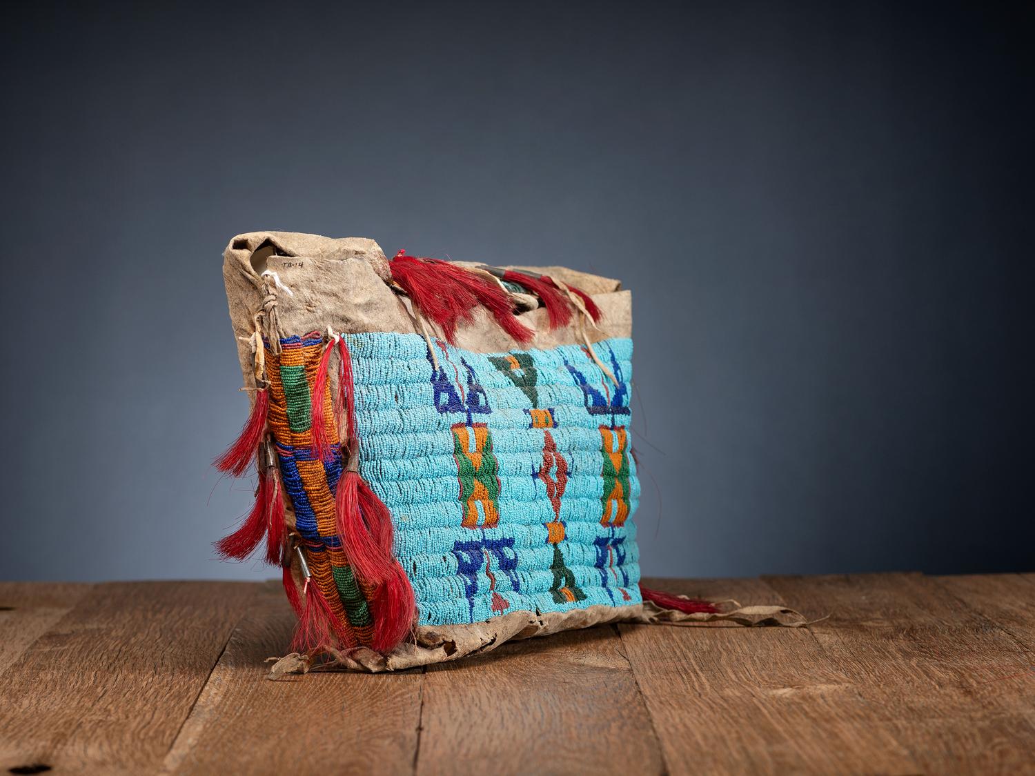 Sioux Beaded Hide Possible Bag