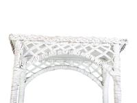 A Pair of White Painted Wicker Etageres — EARLY 20TH CENTURY