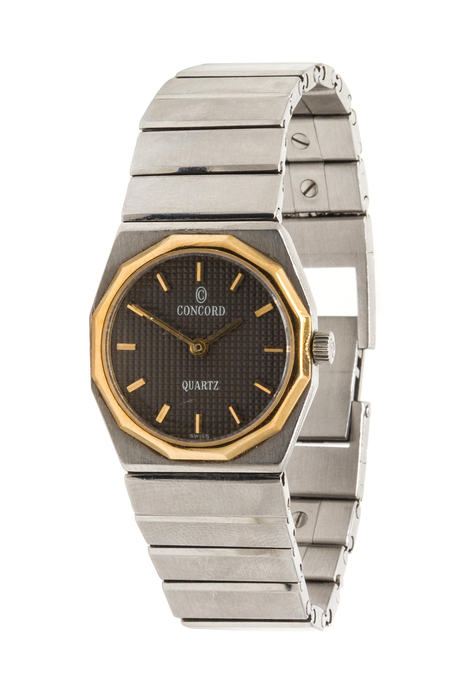 A Stainless Steel and Goldtone "Mariner SG" Wristwatch, Concord,