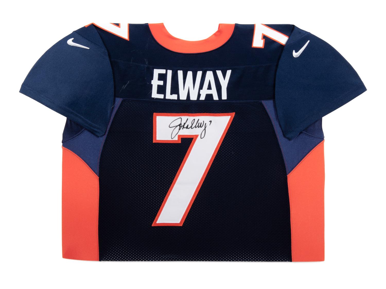 A John Elway Signed Denver Broncos Jersey (Nike),