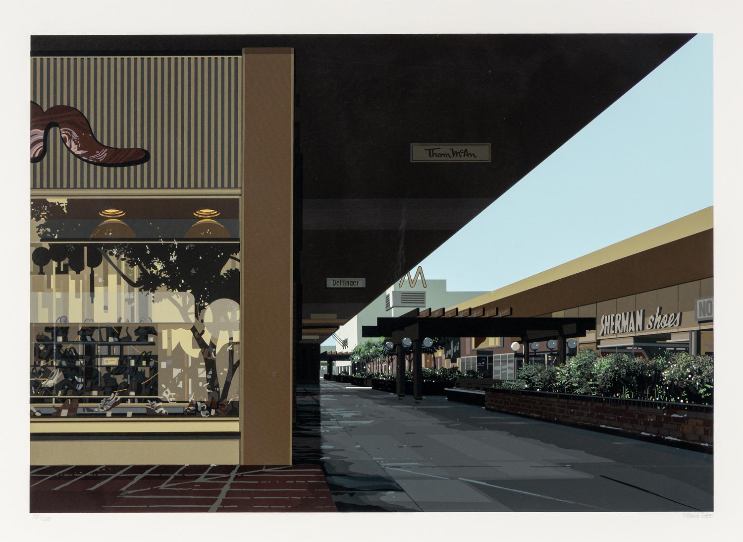 Shopping Center from Urban Landscapes III , 1981