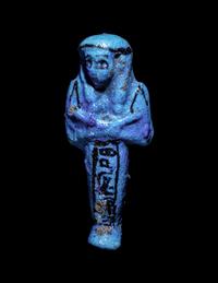 An Egyptian Faience Ushabti for Nes-Ta-Wedjat-Akhet