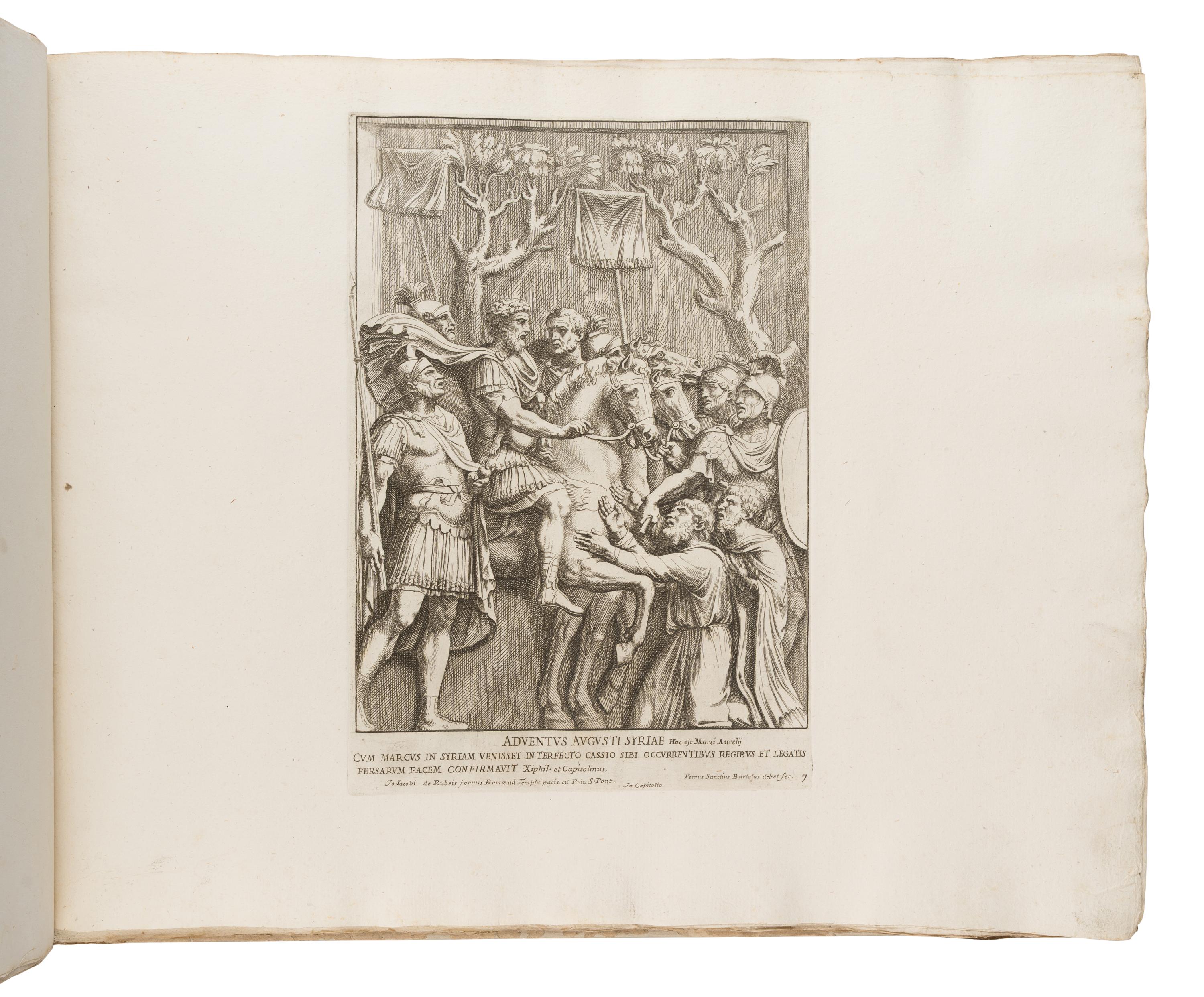 Bartoli, Pietro (1615-1700). Admiranda Romanarum antiquitatum . Rome: Johannes de Rubeus, 1693.