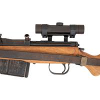 **Mismatched German qve45 Code K43 Sniper Rifle with ZF4 Scope