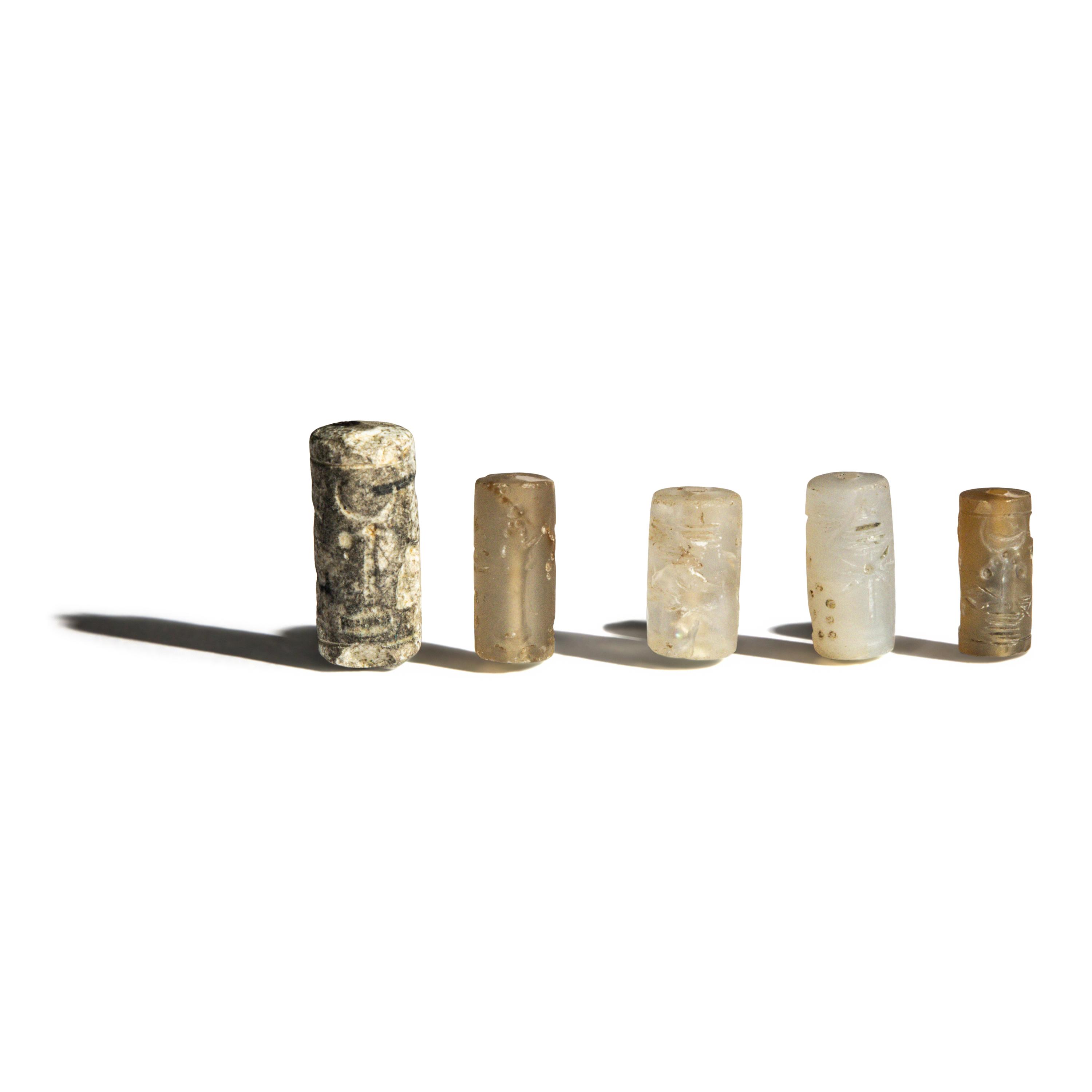 Five Neo-Assyrian Stone Cylinder Seals