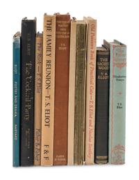 ELIOT, T.S. (1888-1945). A group of 13 works, including: