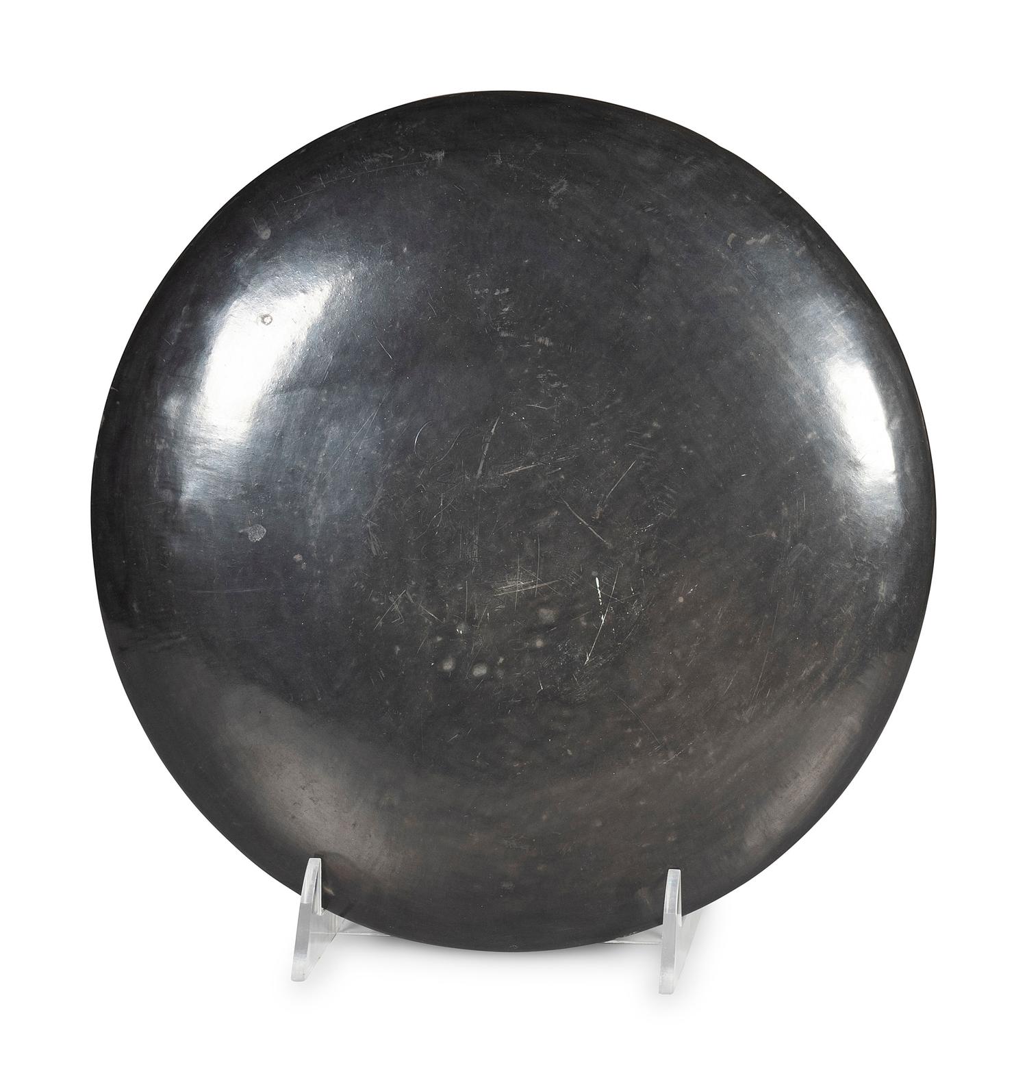 Blackware Pottery Charger