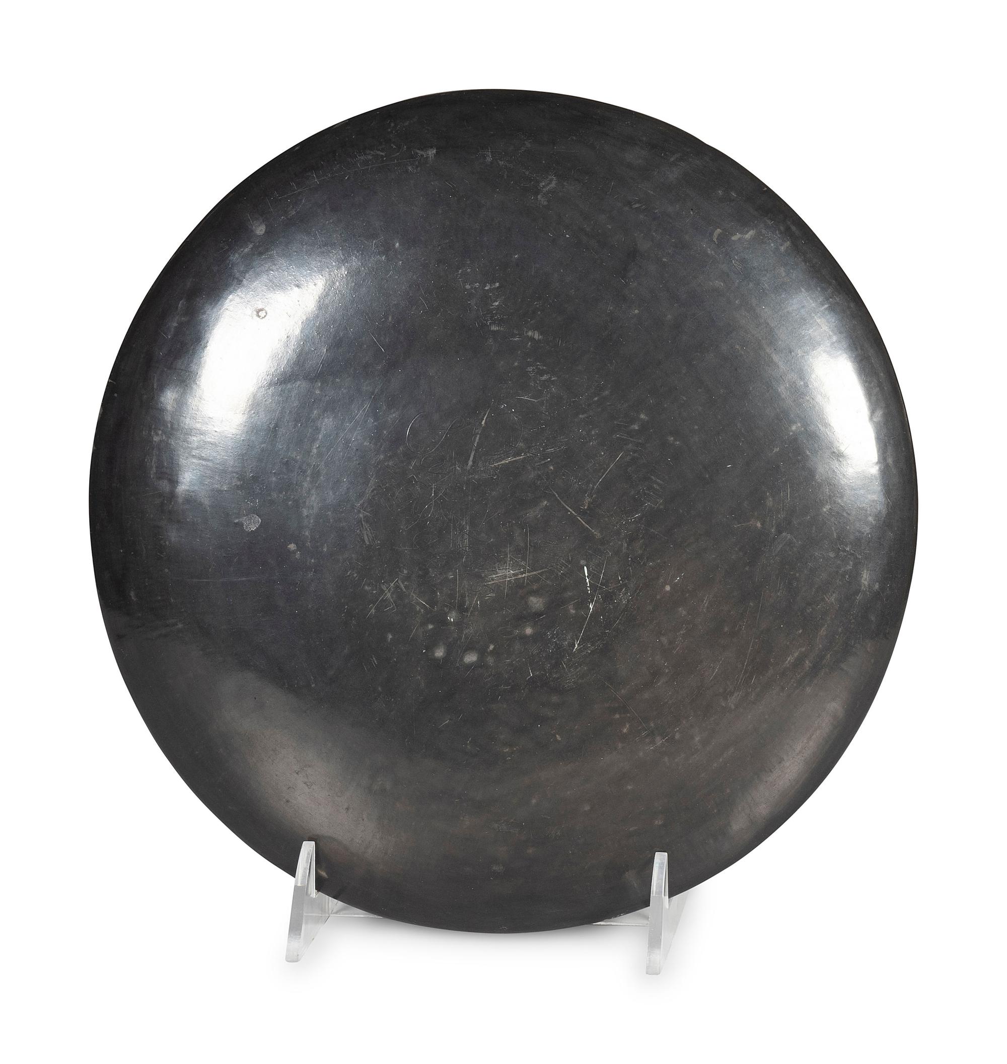 Blackware Pottery Charger