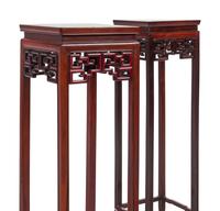 A Pair of Chinese Hongmu Side Stands