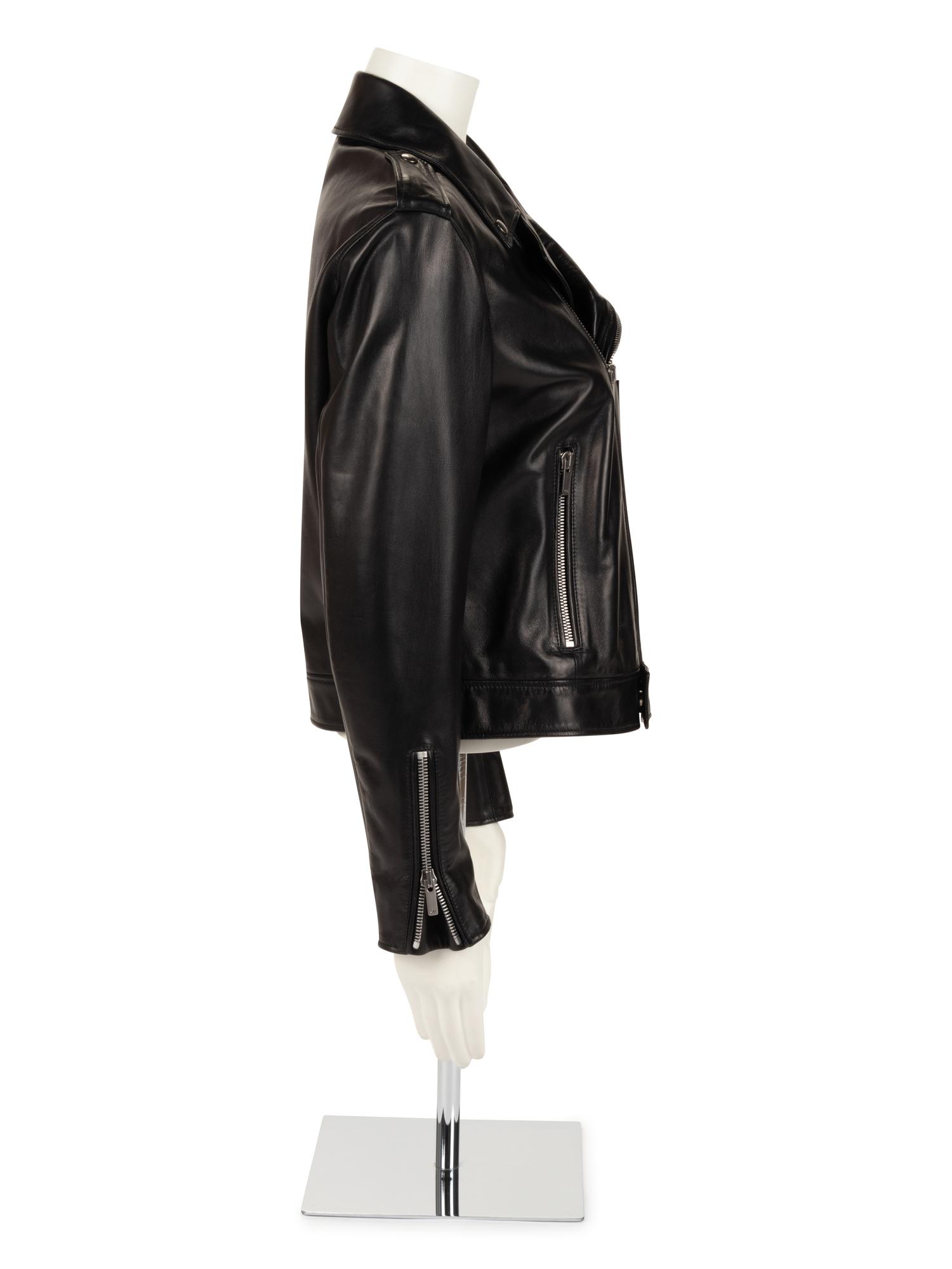 Christian Dior Lambskin Leather Biker Jacket