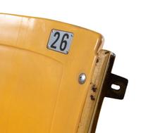 A Pair of Original Soldier Field Chicago Bears Stadium Seats