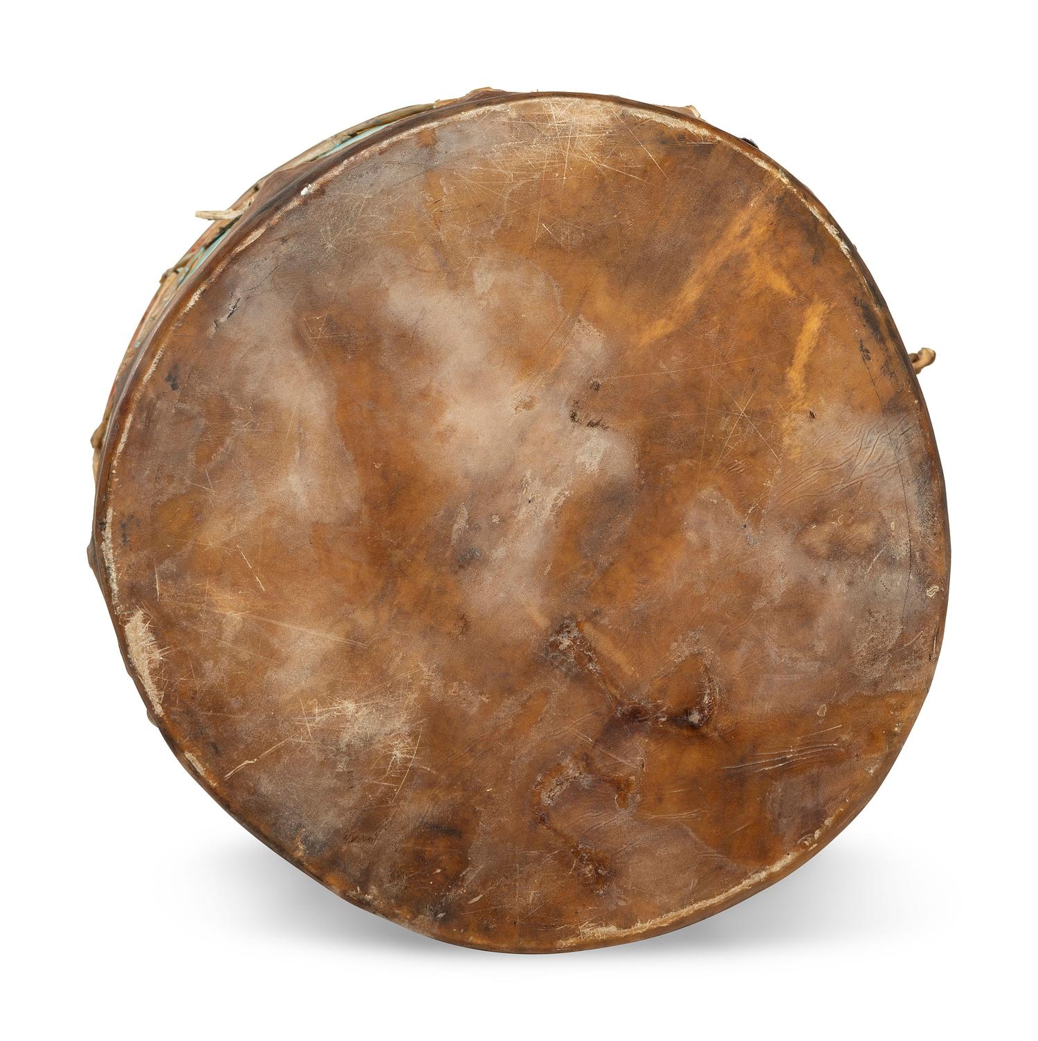 Pueblo Painted Drum